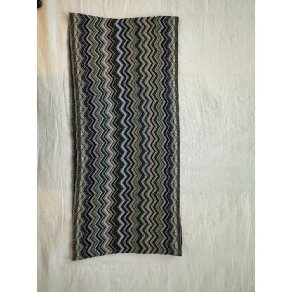 Missoni Wool Blend infinity scarf, made in Italy.